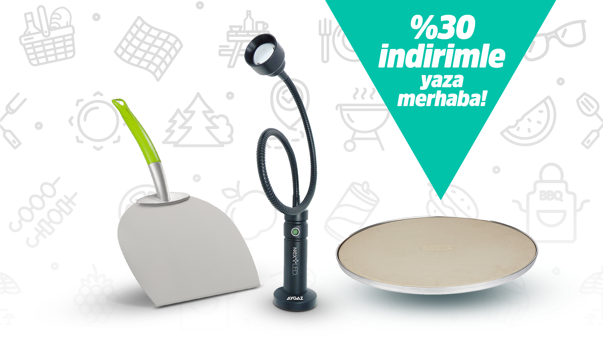Yaza Özel Barbekü Aksesuarları %30 İndirimle