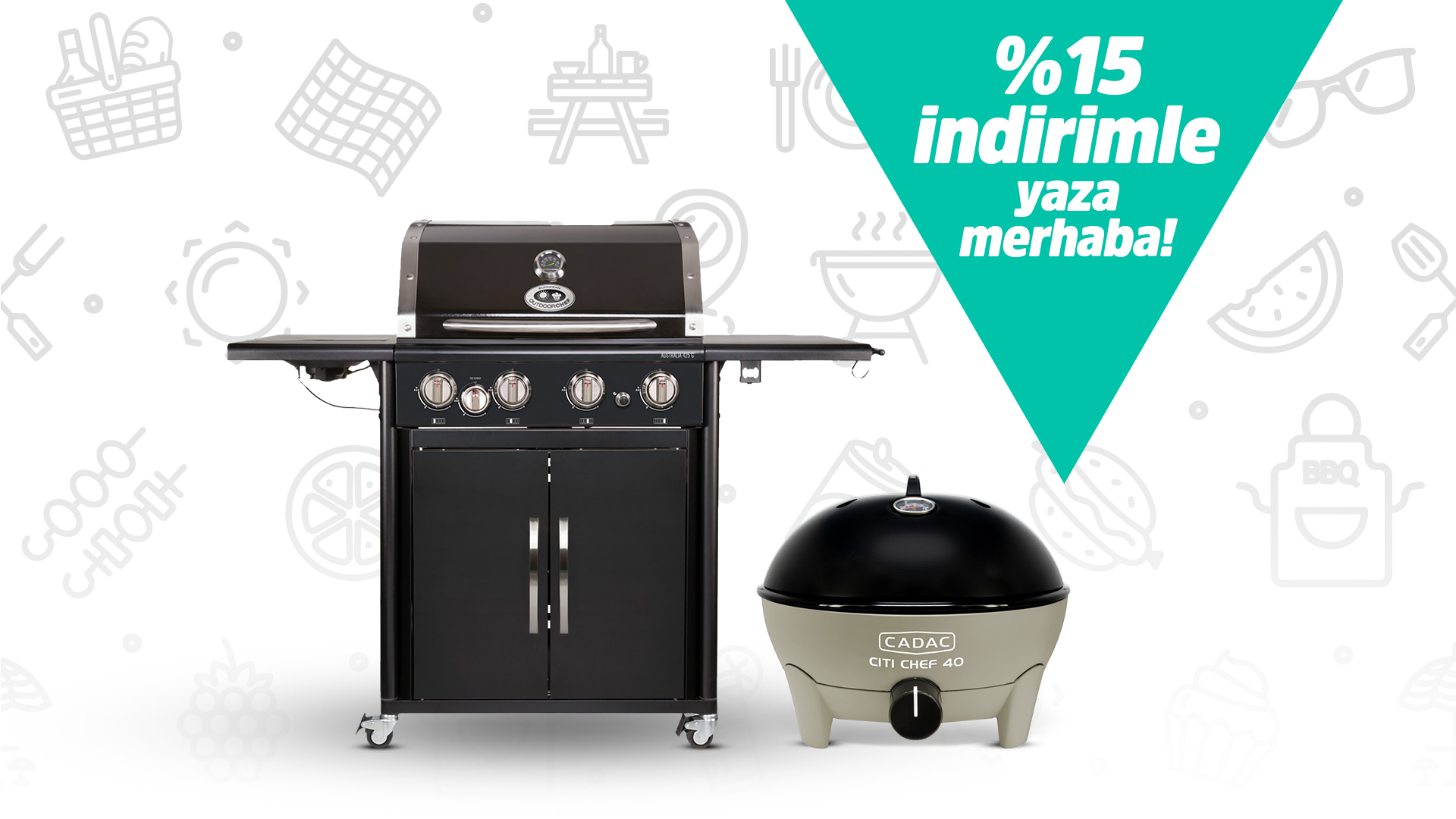 Yazın Başlangıcına Özel Barbeküler %15 İndirimle