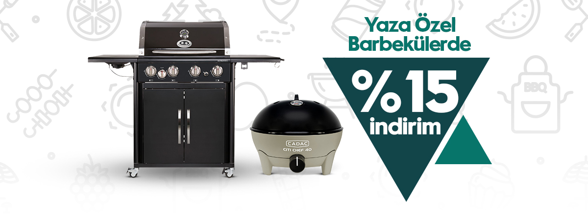 Yazın Başlangıcına Özel Barbekülerde %15 İndirim!
