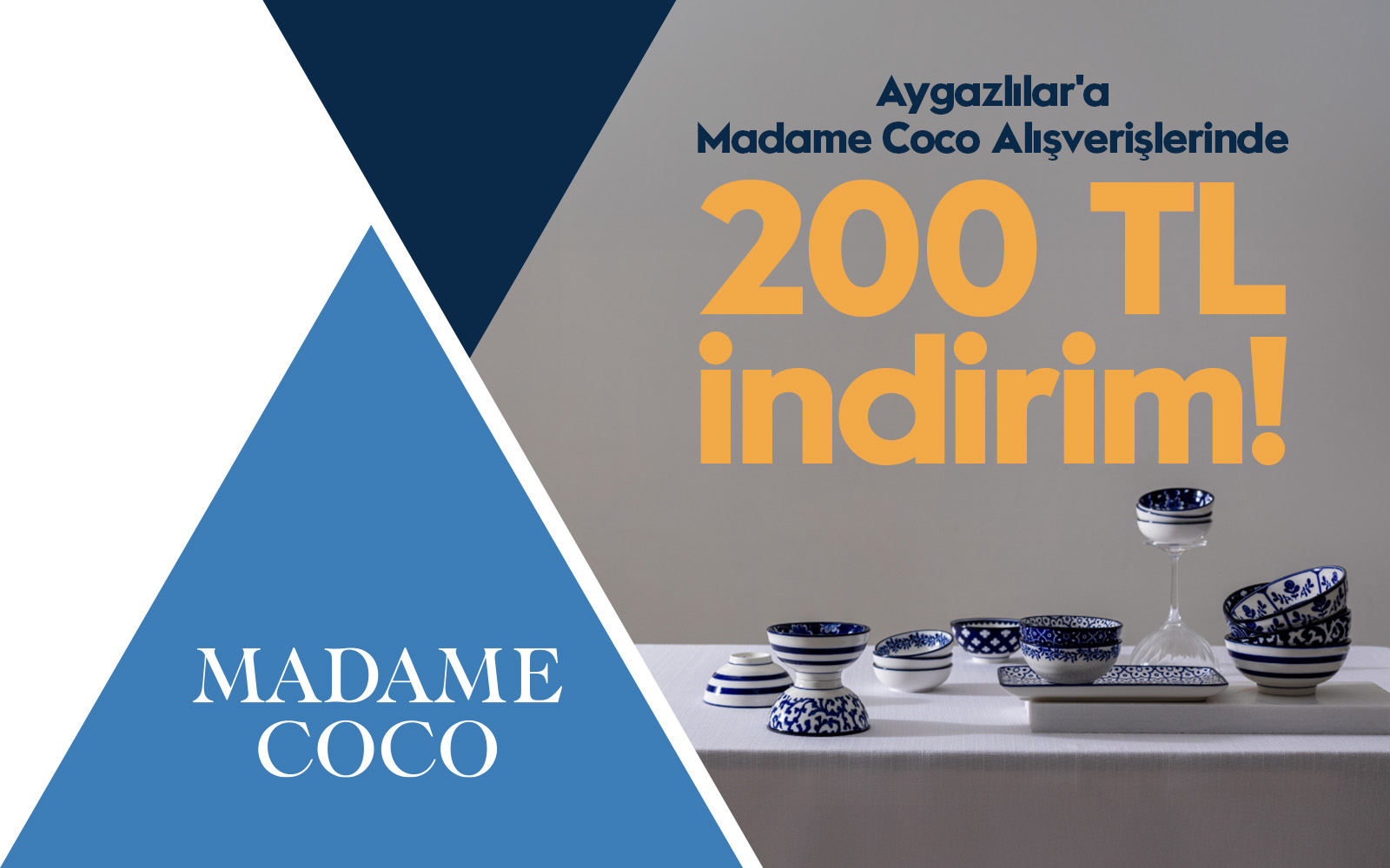 Aygazlılara Madame Coco’da İndirim!