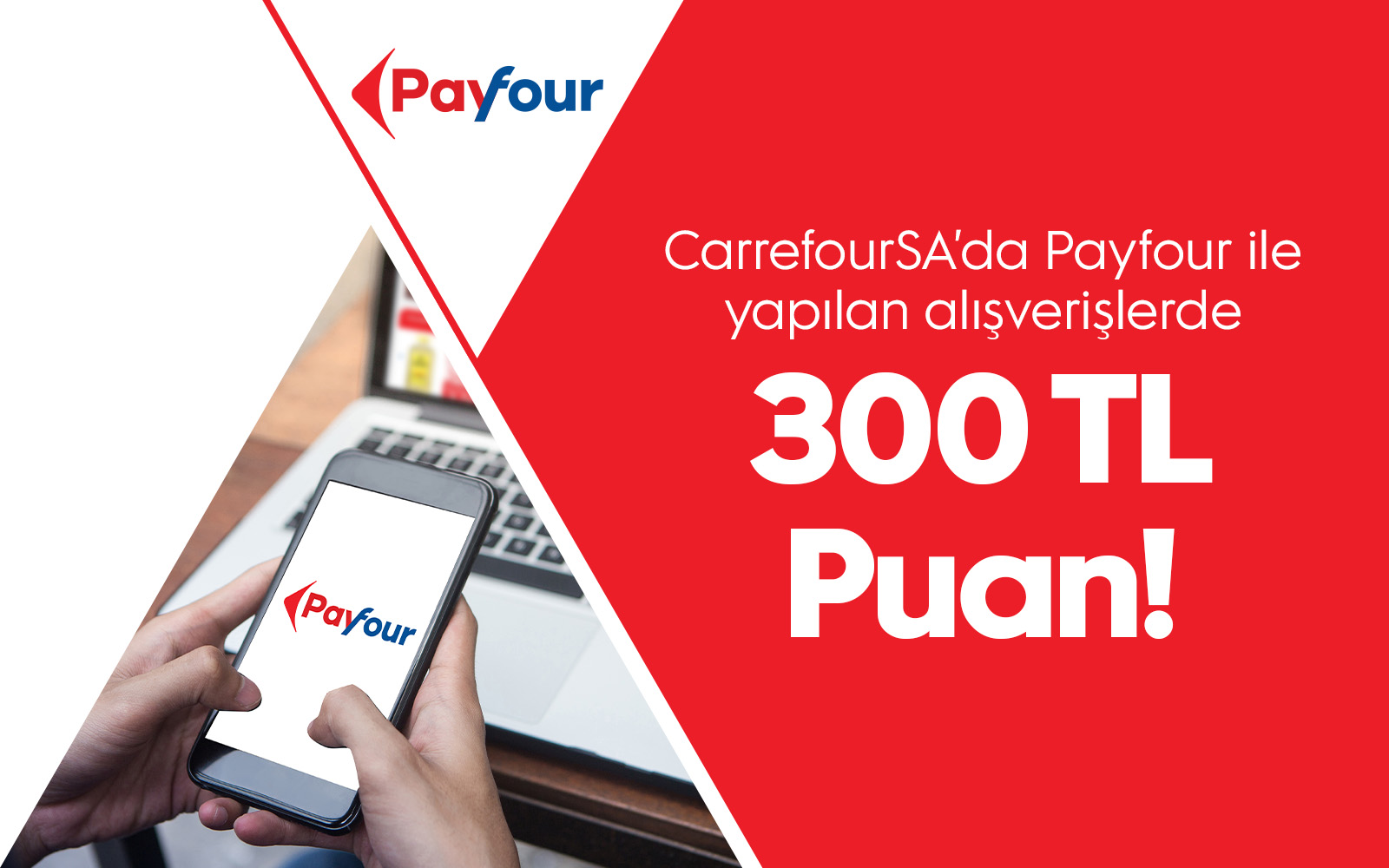 CarrefourSA'da 300 TL Puan!