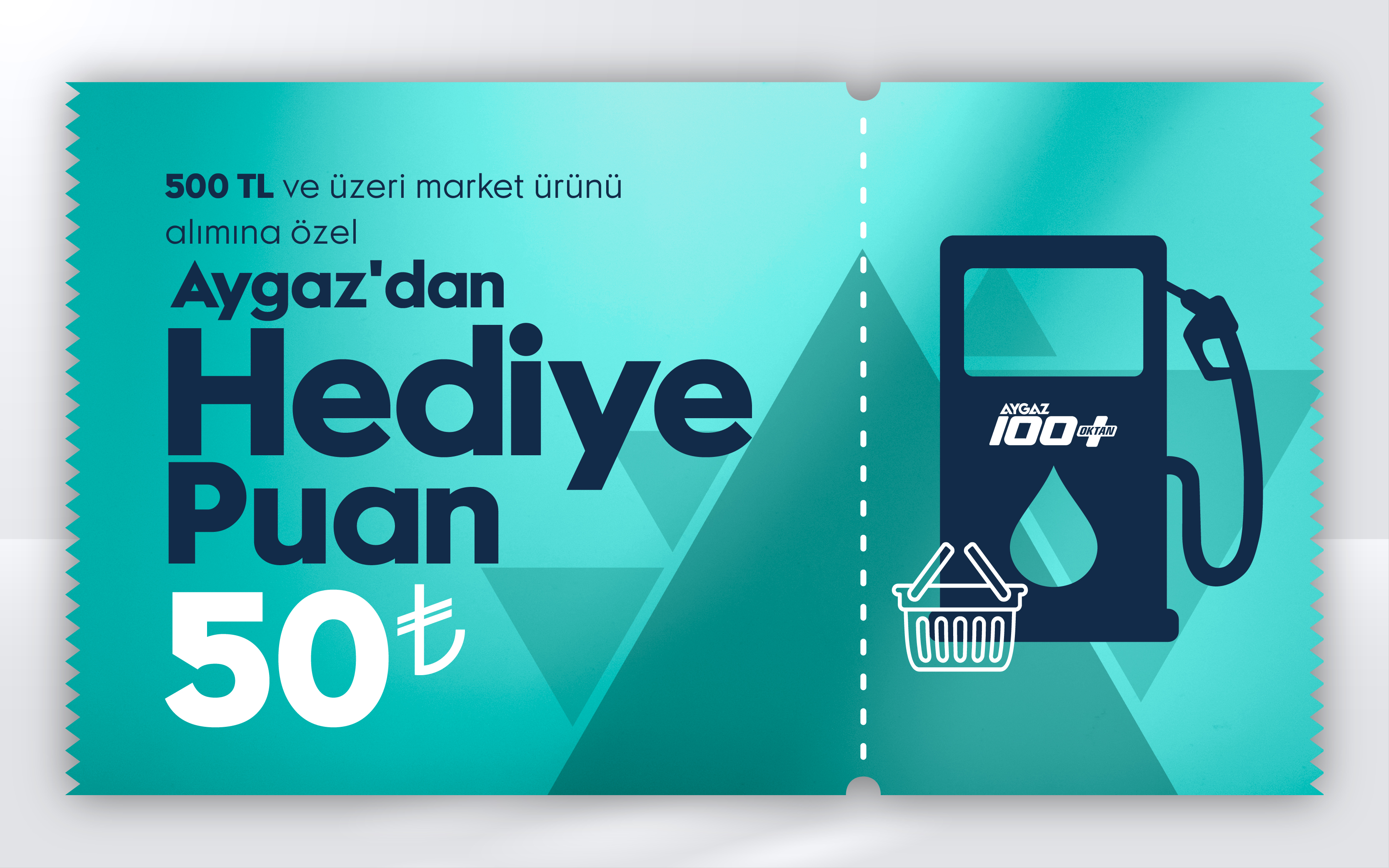Market Ürünü Alımına 50 TL Otogaz Hediye