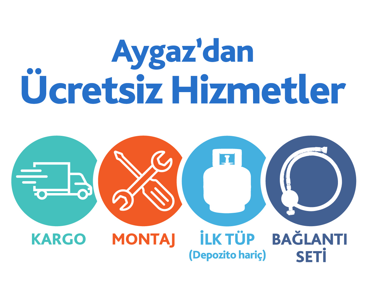 Kargo + Montaj + Tup + Baglanti Hediye