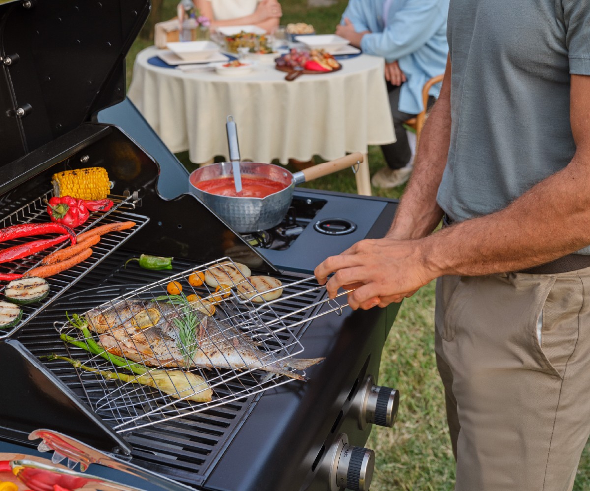 Aygaz X350 Klasik Barbekü - Gri Mavi