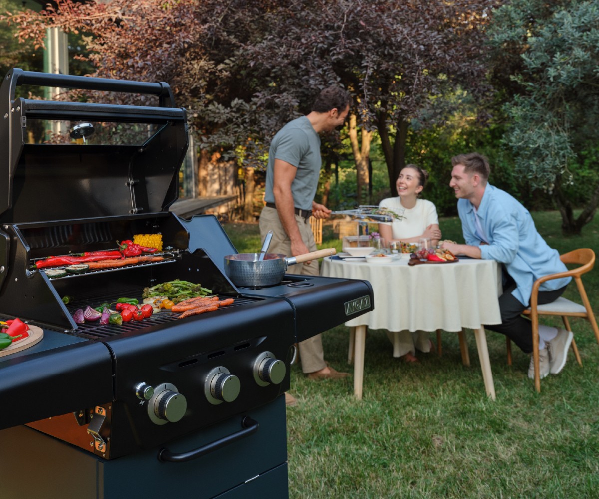 Aygaz X350 Klasik Barbekü - Gri Mavi