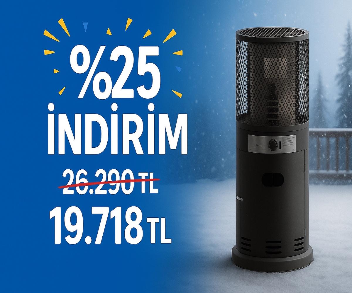 Aygaz Kısa Fener Dış Mekan Isıtıcı