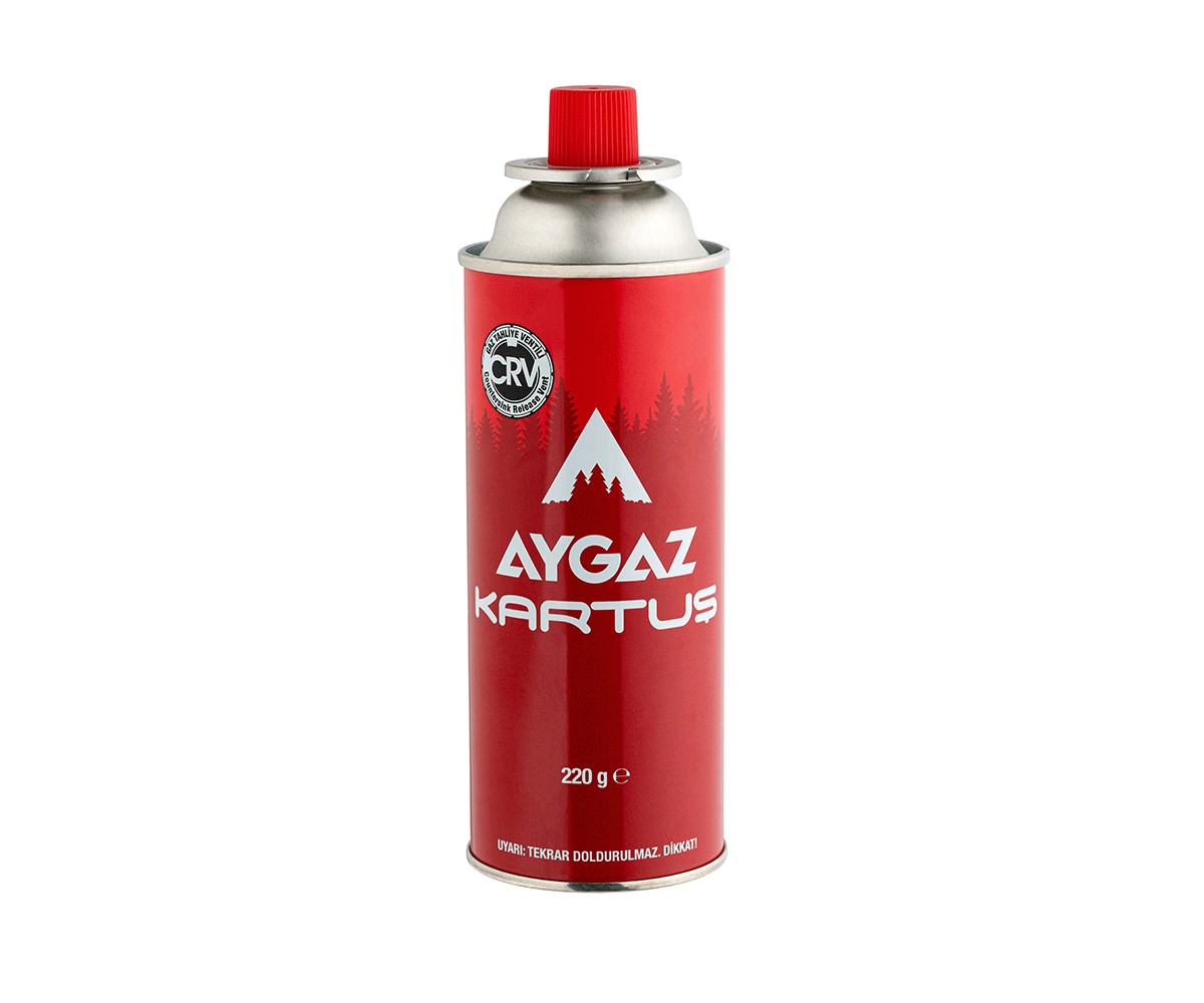 Aygaz Kartuş CRV Bayonet/Supaplı 220gr 4'lü Paket
